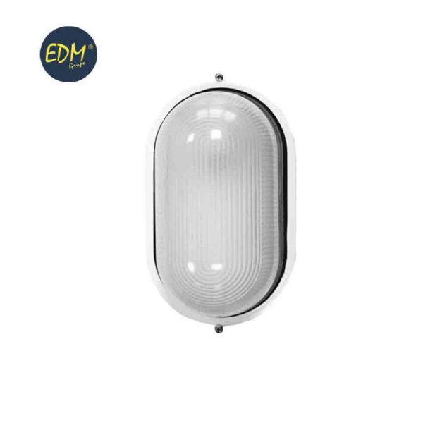 APLIQUE ALUMN IP54 OVAL BLANCO E27 34304