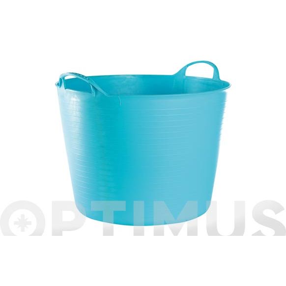 CAPAZO PLASTICO FLEXIBLE MULTIUSOS 42 LT  AZUL