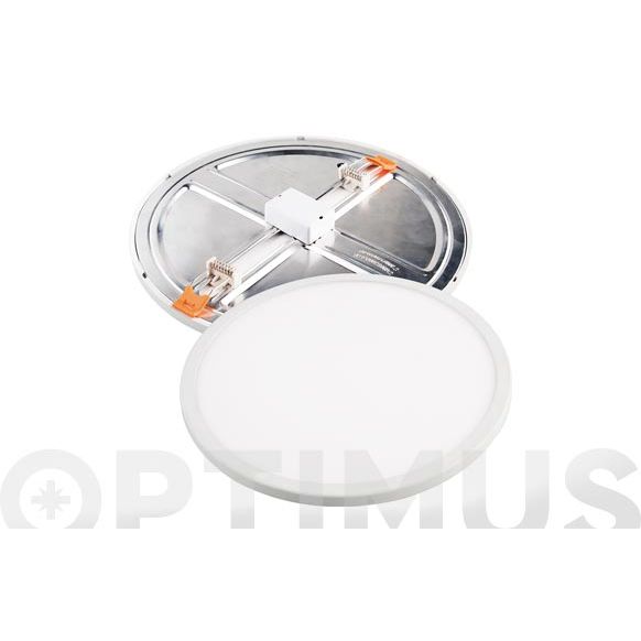 DOWNLIGHT LED AJUSTABLE BLANCO REDONDO 18 W  2000LM FRIA