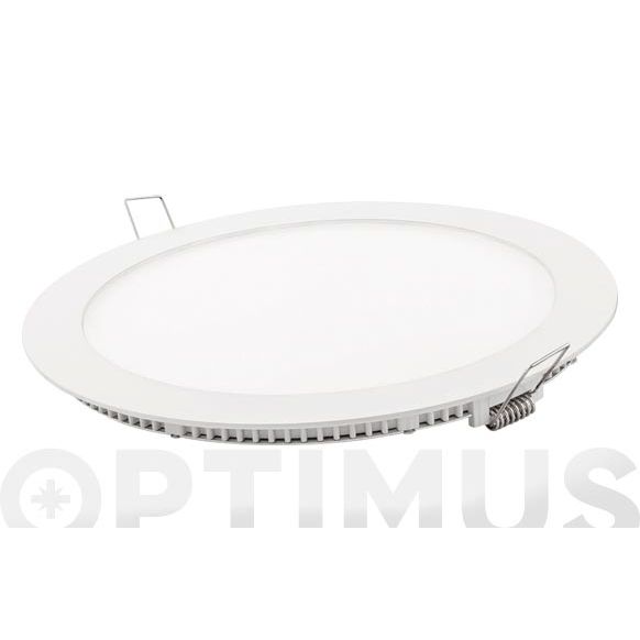 DOWNLIGHT LED EMPOTRAR BLANCO REDONDO 18 W  1800 LM FRIA (6400K)