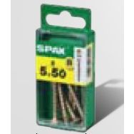 ESTUCHADO SPAX CABEZA PLANA BRICOMATADO 4,5X45 75UD