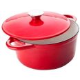 COCOTTE REDONDA ROJA 21x10cm 725921R