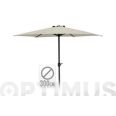 PARASOL ALUMINIO 300 CM TUBO 48 MM ARENA C/MANIVELA