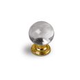 POMO CRISTAL/LATON ORO 9983/100 25 MM J.VERGES